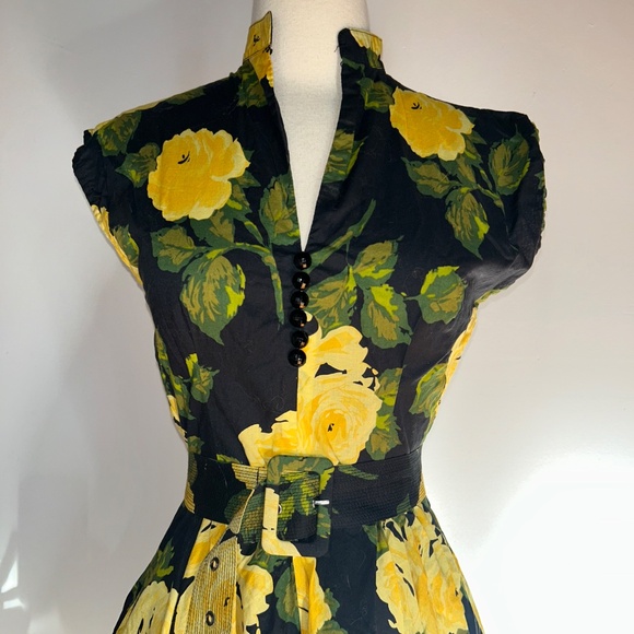 Trashy Diva Yellow Floral Maria Dress 6 - Picture 2 of 10